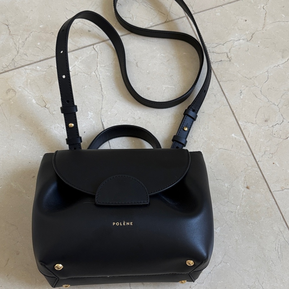 Polene  small black crossbody